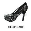 SR-13WHE1080 mais recente sapatos de salto alto para as meninas korean high heel sapatos de salto alto sapatos rhinestone transferência